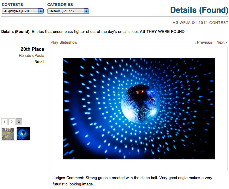AGWPJA Contest Q1 2011 - Details Found 20th