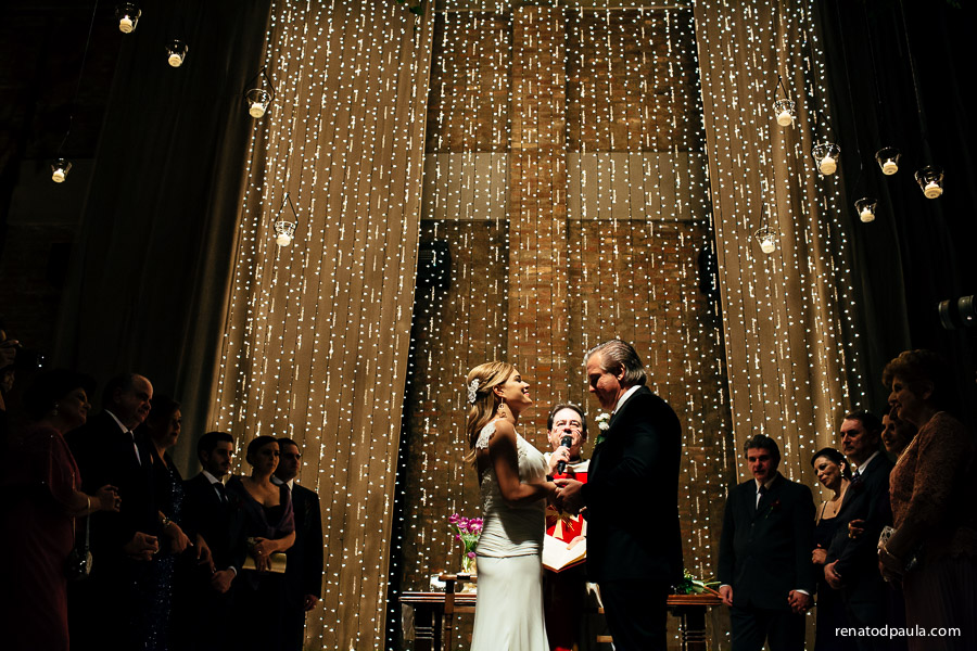 casamento no espaço contemporaneo luz de velas