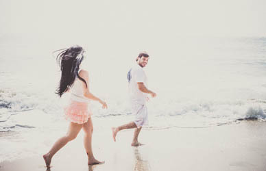 E-session na praia | Flávia e Alessandro